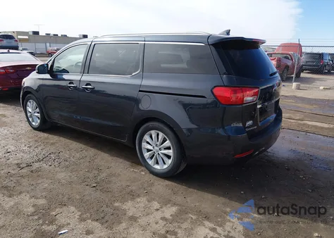 2017 Kia Sedona Ex из США, поврежденный, VIN KNDMC5C14H6256340